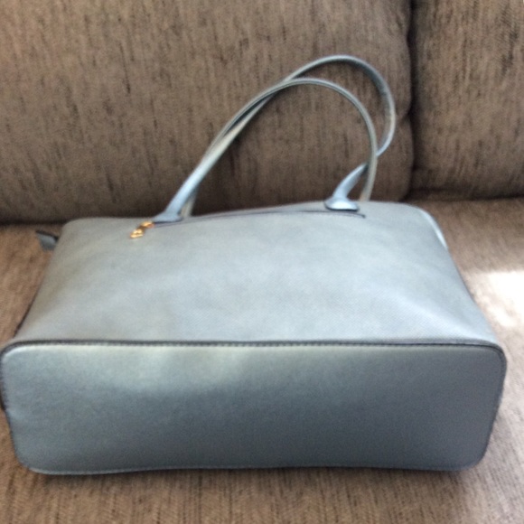 Fashion Textured Tote Gray - Picture 2 of 6